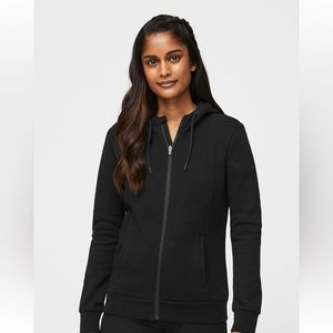 Figs black zip up jacket